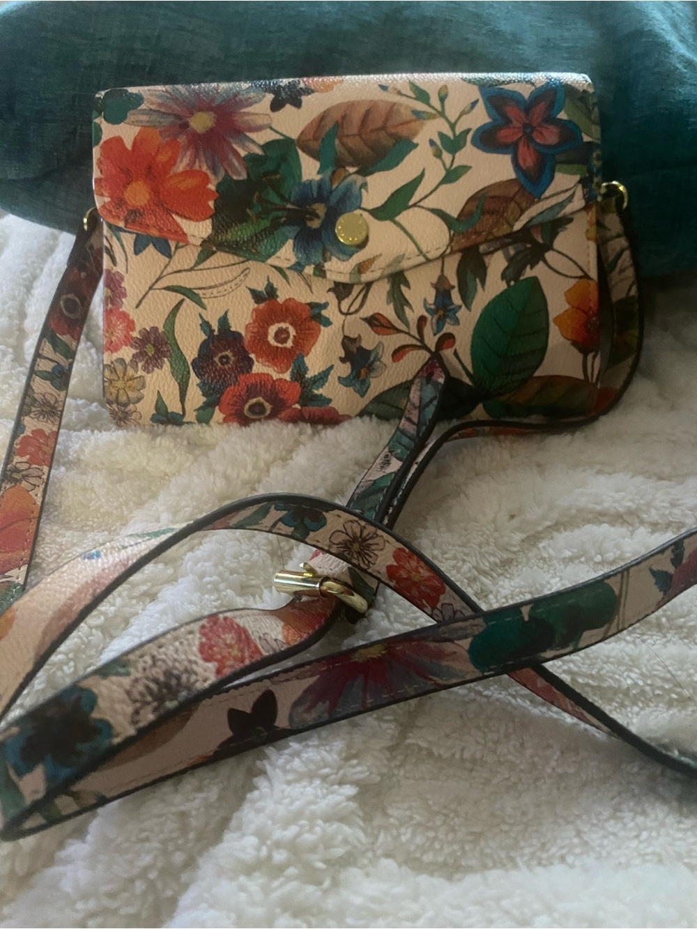 Steve Madden Floral Crossbody Bag in Multi-Color